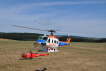 Bell 205 im Landeanflug