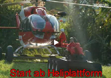 Start ab Heliplattform