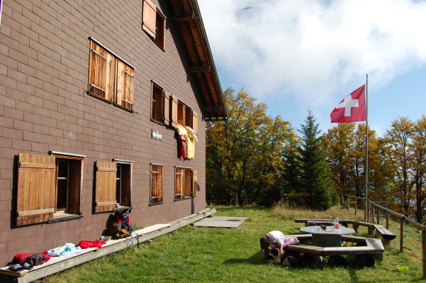 Alpeel bei schnstem Herbstwetter