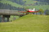 Im Anflug auf Landepiste