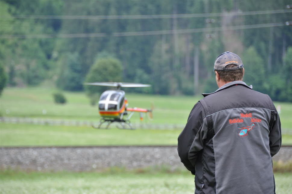 Kaspar beim Fliegen