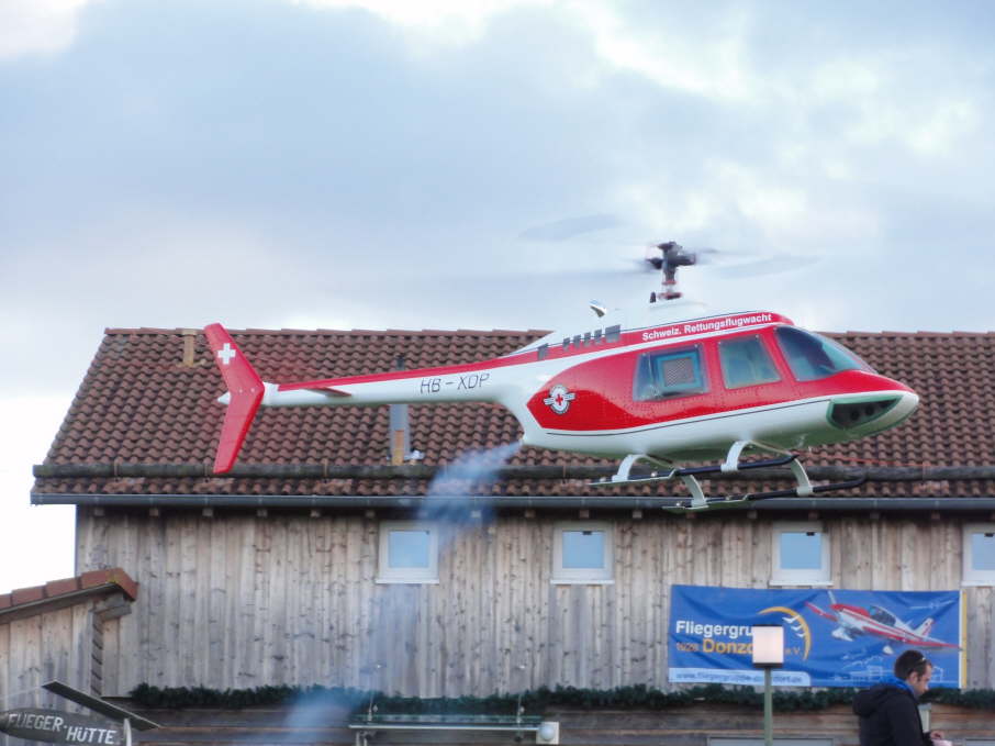 REGA Rettungsheli in Donzdorf