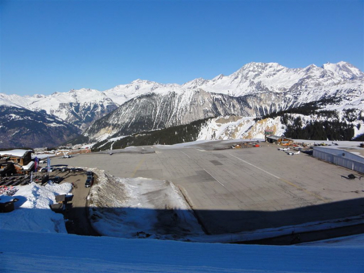 Die Piste von Courchevel