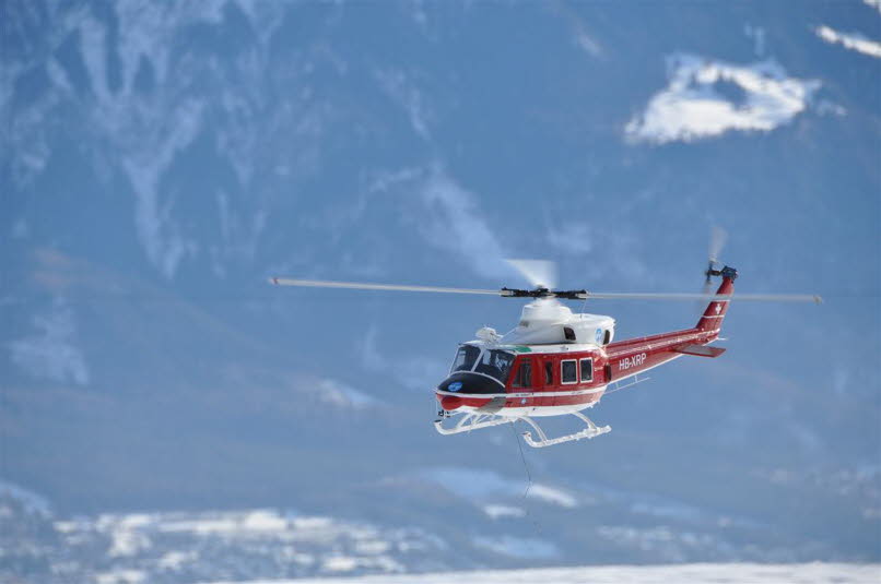 Bell 205 im Element