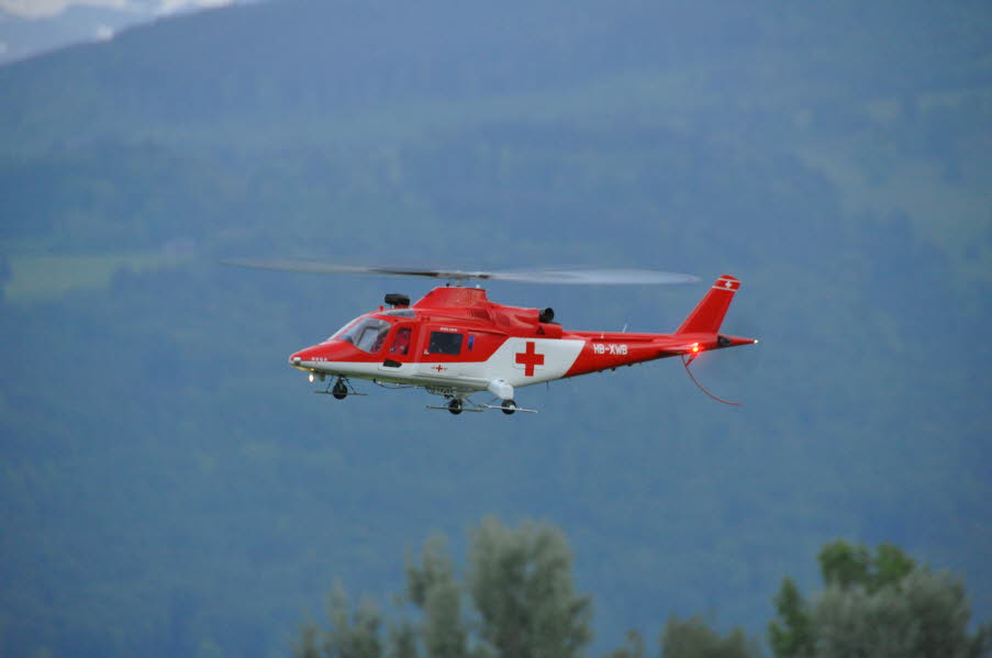 Agusta A109K2 Einsatz beendet