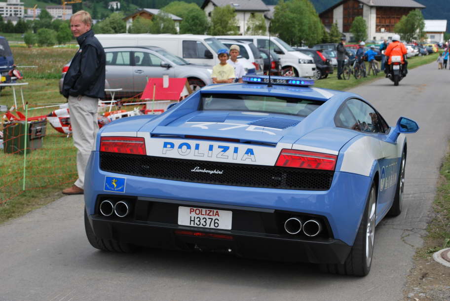 Italienischer Polizei Lamburgini