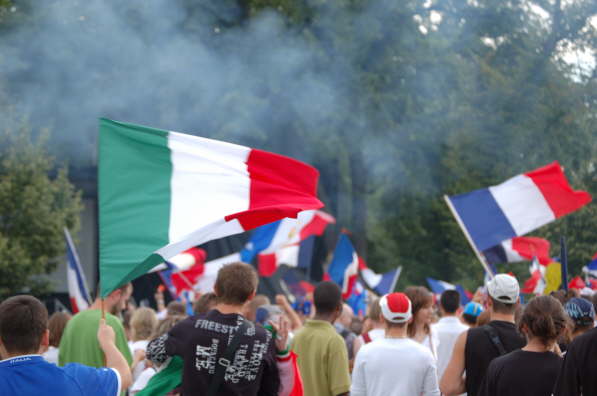 Entscheidungsfinale Frankreich/Italien