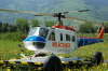 Bell 205 bereit zum Abflug