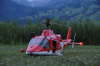 Agusta A109K2 mit Beleuchtung