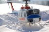 Bell 205 vor dem Start