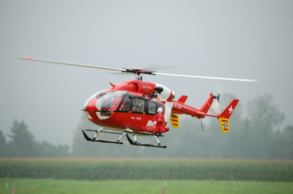 EC145 mit echtem Turbinensound