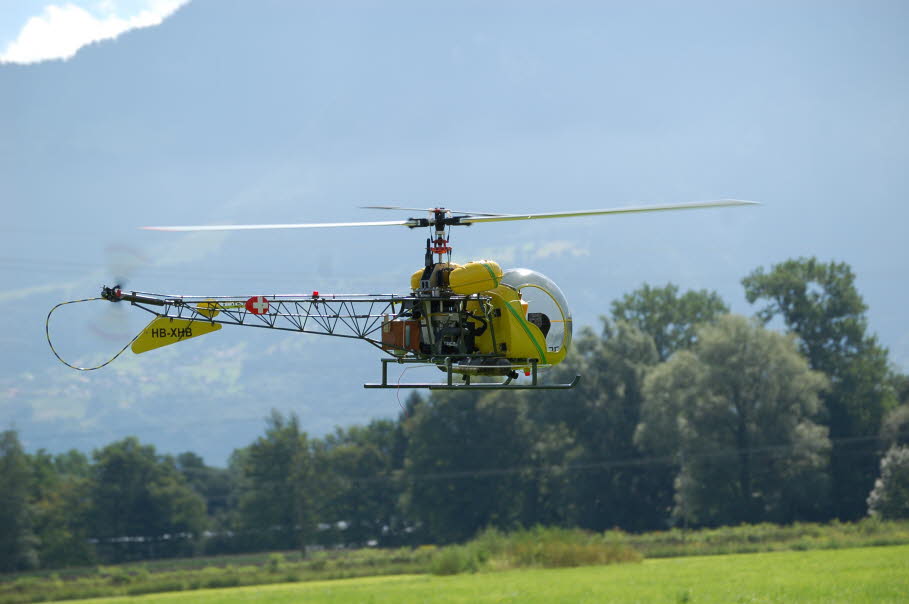 Die Bell 47G von mir