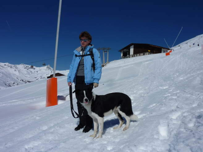 Susanne mit Charly auf 2500mM