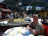 Thomas beim Kaffee