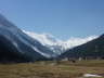 Aussicht von der Basis zum Gletscher